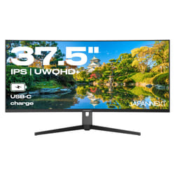 JAPANNEXT JN-IPSC375UWQHDPR-H-C65W écran plat de PC 95,2 cm (37.5") 3840 x 1600 pixels UltraWide Quad HD LCD Noir