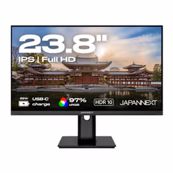JAPANNEXT JN-IPS238FHDR-C65W-HSP écran plat de PC 23.8" Full HD LED Noir - Vue supplémentaire 5