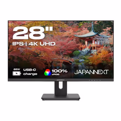 Ecran PC - JAPANNEXT - 28 - IPS - 4K UHD (3840x2160) - JN-IPS282UHDR-C65W