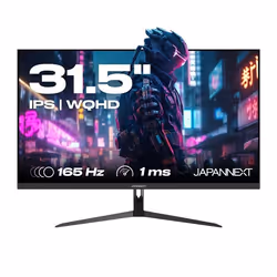 Ecran PC Gamer - JAPANNEXT - 31.5 - IPS - 2K WQHD (2560x1440) - 165hz - 1ms - JN-IPS3150WQHDR165