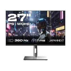 JAPANNEXT JN-27IPS360WQHDR-HSP écran plat de PC 68,6 cm (27") 2560 x 1440 pixels Wide Quad HD LCD Noir, Argent