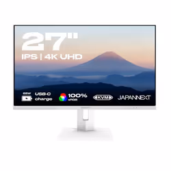 Ecran PC - JAPANNEXT - 27 - IPS - 4K UHD (3840x2160) - Blanc - JN-IPS27UHDR-C65W-HSP-W
