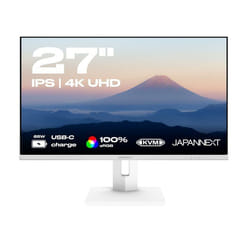 Ecran PC - JAPANNEXT - 27 - IPS - 4K UHD (3840x2160) - Blanc - JN-IPS27UHDR-C65W-HSP-W