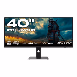 Ecran PC Gamer - JAPANNEXT - 40 - IPS - UWQHD (3440x1440) - 144hz - 1ms - JN-IPS401UWQHD144-C90W