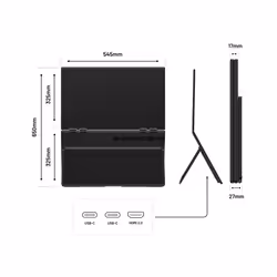 JAPANNEXT JN-DMD-IPS238F-C4 écran plat de PC 23.8" Full HD LCD Noir - Vue supplémentaire 4