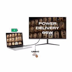 JAPANNEXT JN-IPS27WQHDR-C65W écran plat de PC 68,6 cm (27") 2560 x 1140 pixels Wide Quad HD LCD Noir