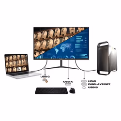 JAPANNEXT JN-IPS27WQHDR-C65W écran plat de PC 27" Quad HD LCD Noir - Vue supplémentaire 4