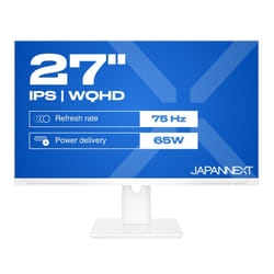 JAPANNEXT JN-IPS270WQHD75F-C65W-HSP-W écran plat de PC 27" Quad HD LED Blanc