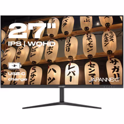 Ecran PC JAPANNEXT JN-IPS270WQHD75F-C65W Plat 27"
