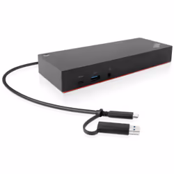 Lenovo 40AF0135EU, Avec fil, 10,100,1000 Mbit/s, Noir, 4K Ultra HD, 3840 x 2160 pixels, Lenovo