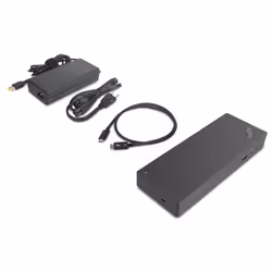 Lenovo 40AN0135IT station d'accueil Avec fil Thunderbolt 2 Noir, Rouge - Vue supplémentaire 2