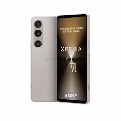 Sony Xperia 1 VI 5G, 16,5 cm (6.5"), 12 Go, 256 Go, 52 MP, Android 14, Platine, Argent