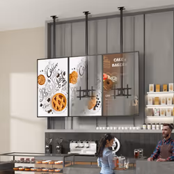 ONKRON N2L-B support pour téléviseur 2,03 m (80") Noir - Vue supplémentaire 2