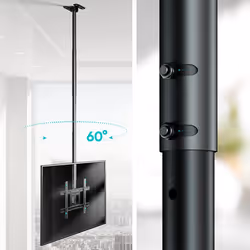 ONKRON N2L-B support pour téléviseur 2,03 m (80") Noir - Vue supplémentaire 7