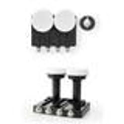 LNB Universel - Quad-Monobloc - 43 - Réduction du Bruit - 4 Signaux Différents - Niveau de Bruit 02-085 dB