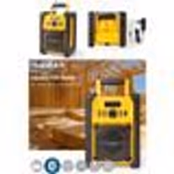 Radio de Chantier - N - FM - 15 W - Bluetooth - IP65 - Antichocs