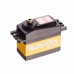 Savox SC-1256TG, Servo, Aluminium, Titane, Noir, Jaune
