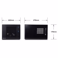 Silverstone SG05-LITE Cube Noir - Vue supplémentaire 6
