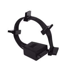 Silverstone CP06-E4 câble SATA 0,19 m Noir