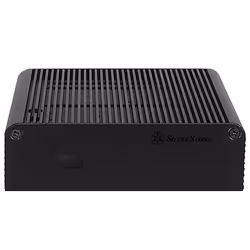Silverstone Petit PT14, PC, Noir, Aluminium, maison/bureau, Énergie, HDD, 1x 60 mm