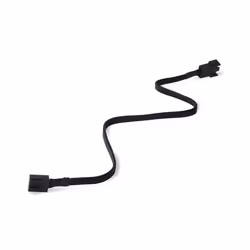 Silverstone CPF03, 0,3 m, Mâle, Femelle, 90°, Noir