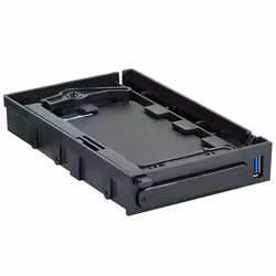 Silverstone MS06, Noir, Aluminium, Plastique, 9.5 mm, 5 Gbit/s, 100 mm, 155 mm