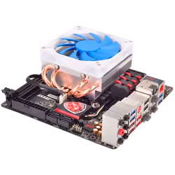 Silverstone SST-AR06 système de refroidissement d’ordinateur Processeur Refroidisseur 9,2 cm Bleu, Blanc