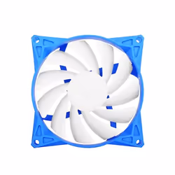 Silverstone FW91 Boitier PC Ventilateur 9,2 cm Bleu, Blanc