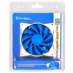 Silverstone FQ91 Boitier PC Ventilateur 9,2 cm Bleu, Blanc - Vue supplémentaire 5