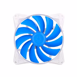 Silverstone SST-FQ122 système de refroidissement d’ordinateur Boitier PC Ventilateur 12 cm Bleu, Blanc