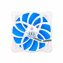 Silverstone SST-FQ122 système de refroidissement d'ordinateur Boitier PC Ventilateur 12 cm Bleu, Blanc - Vue supplémentaire 4