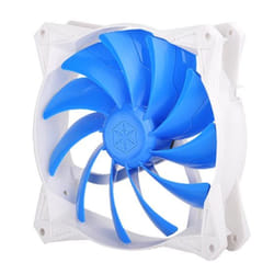 Silverstone FQ141 Boitier PC Ventilateur 14 cm Bleu, Blanc