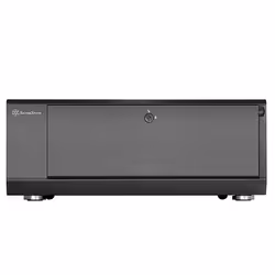 Silverstone GD10, HTPC, PC, Noir, ATX, micro ATX, SSI CEB, Aluminium, Plastique, Acier, Bord