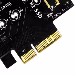 Silverstone ECM20 carte et adaptateur d'interfaces Interne PCIe, SATA - Vue supplémentaire 4