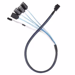 Silverstone CPS05 0,5 m Noir, Bleu, Blanc