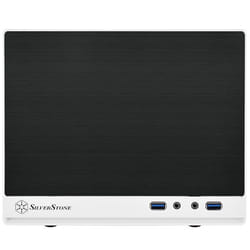 Silverstone SG13 Mini Tower Noir, Blanc