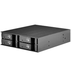 Silverstone FS204 boîtier de disques Noir