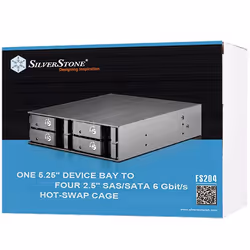 Silverstone FS204 boîtier de disques Noir - Vue supplémentaire 6