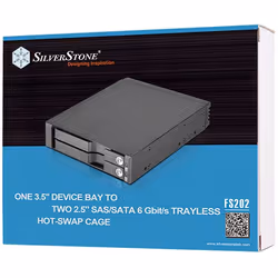 Silverstone SST-FS202B Obturateur de baie de lecteur Noir - Vue supplémentaire 6