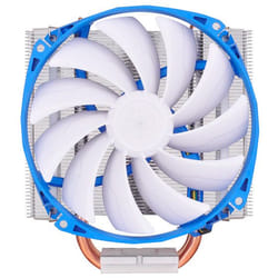 Silverstone SST-AR07 système de refroidissement d’ordinateur Processeur Refroidisseur 14 cm Bleu, Métallique, Blanc