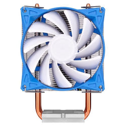 Silverstone SST-AR08 système de refroidissement d’ordinateur Processeur Refroidisseur 9,2 cm Bleu, Métallique, Blanc