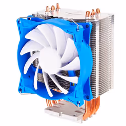 Silverstone SST-AR08 système de refroidissement d’ordinateur Processeur Refroidisseur 9,2 cm Bleu, Métallique, Blanc