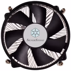 Silverstone NT09-115X Processeur Refroidisseur 9,2 cm Aluminium, Noir