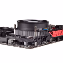 Silverstone NT09-115X Processeur Refroidisseur 9,2 cm Aluminium, Noir - Vue supplémentaire 8