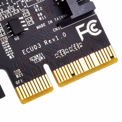 Silverstone ECU03 carte et adaptateur d'interfaces Interne USB 3.2 Gen 1 (3.1 Gen 1)
