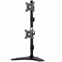 Silverstone ARM24BS, Pince/boulon, 8 kg, 61 cm (24"), 100 x 100 mm, Réglage de la hauteur, Noir