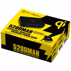 Silverstone QIB052 Lithium-Ion (Li-Ion) 5200 mAh Recharge sans fil Noir - Vue supplémentaire 6