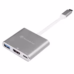 Silverstone SST-EP08C station d'accueil USB 3.2 Gen 1 (3.1 Gen 1) Type-C Charbon de bois - Vue supplémentaire 10