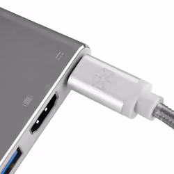 Silverstone SST-EP08C station d'accueil USB 3.2 Gen 1 (3.1 Gen 1) Type-C Charbon de bois - Vue supplémentaire 5