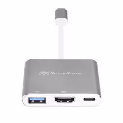 Silverstone SST-EP08C station d'accueil USB 3.2 Gen 1 (3.1 Gen 1) Type-C Charbon de bois - Vue supplémentaire 8